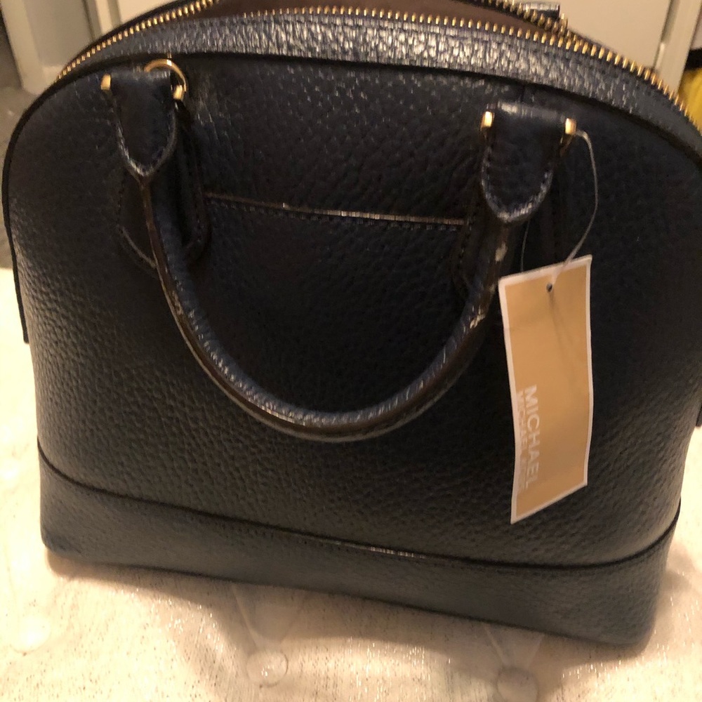 Michael Kors  Navy Satchel